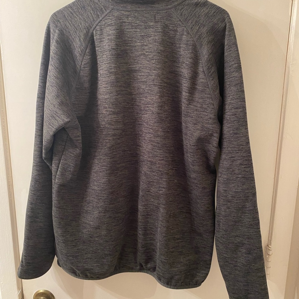 🔥The North Face Quarter Zip Pullover Men’s L Gray Fleece Lightweight - Picture 5 of 8